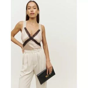 Reformation Vendome Silk Top